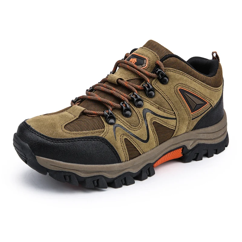Men's All-Terrain Hiking Shoes – Breathable & Wear-Resistant Mesh Outdoor Sports Shoes for Hiking & Cycling