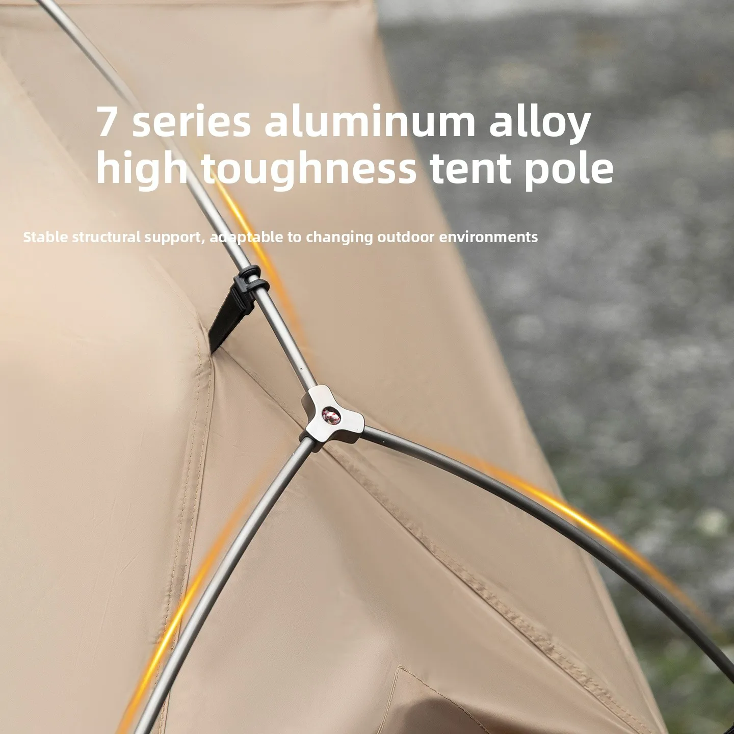 MOUNTAINHIKER Single Camp Bed Tent – Waterproof & Rainproof Outdoor Camping Tent for Hiking & Travel - Image 2